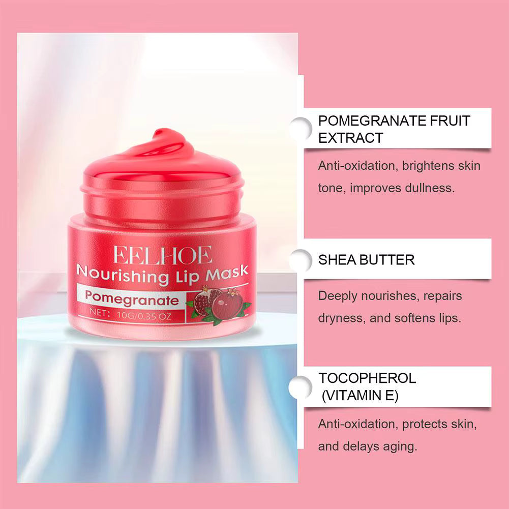 Pomegranate Lip Moisturising And Brightening Mask