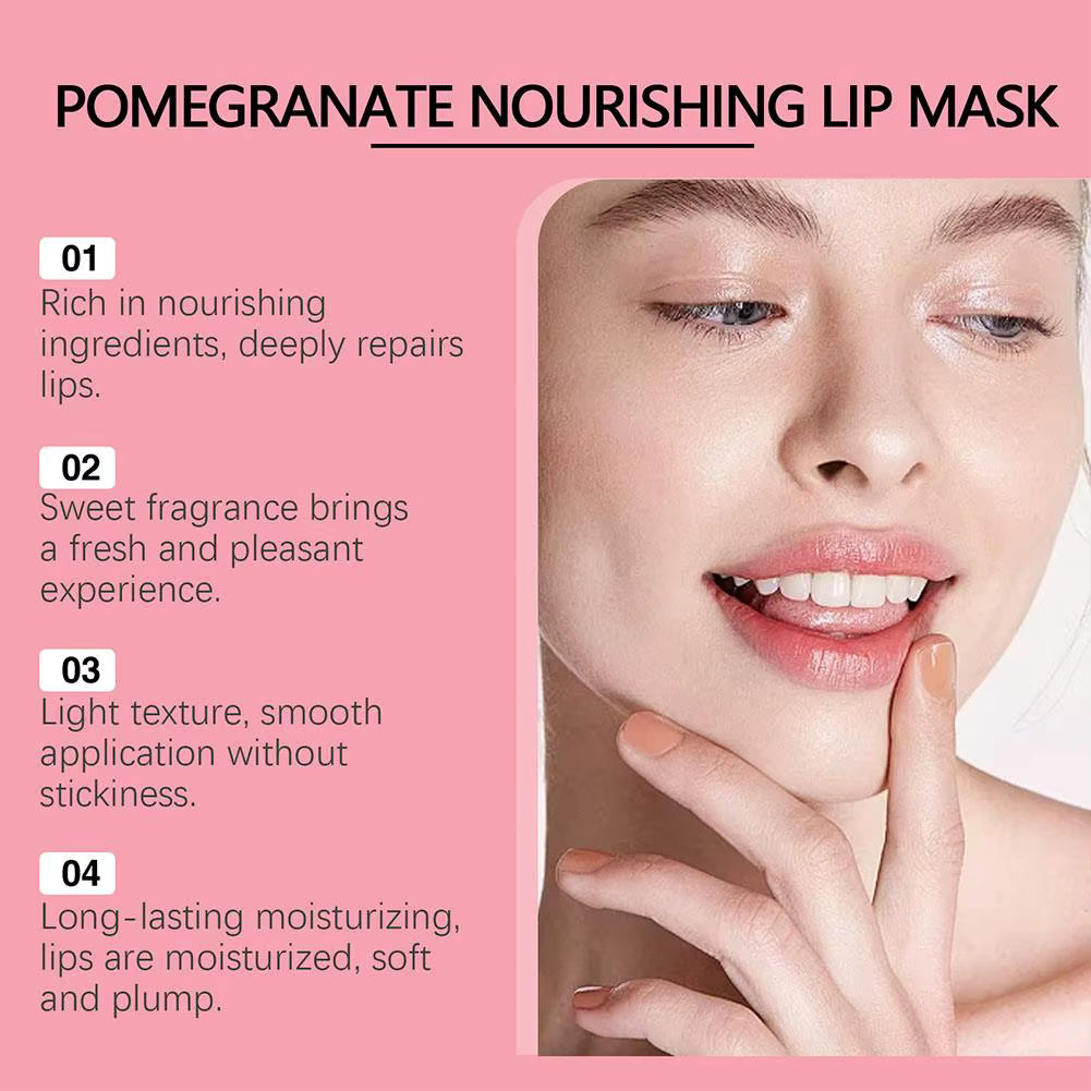 Pomegranate Lip Moisturising And Brightening Mask